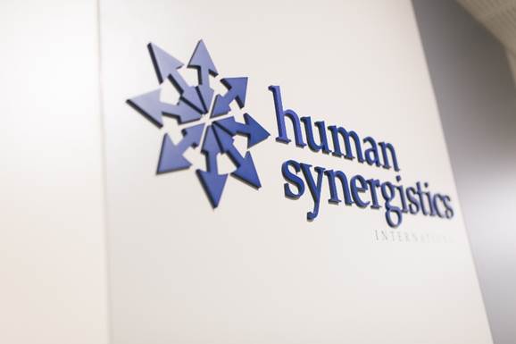 HS logo on wall