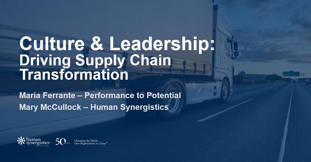 culture & leadership supply chain webinar