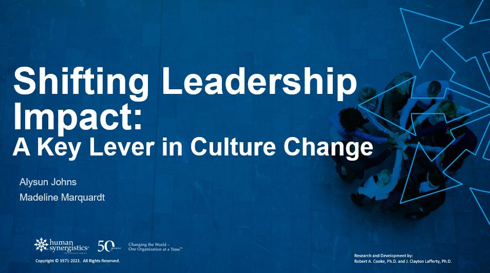 Shifting Leadership Impact tnl