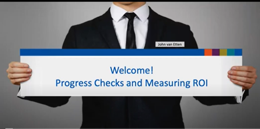 Webinar-Progress Check