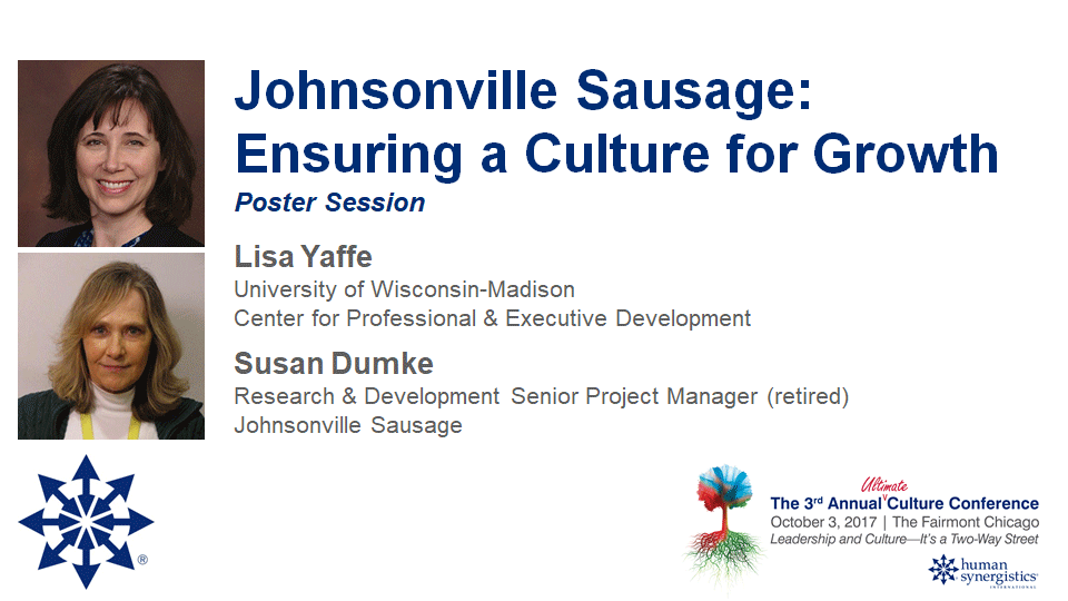 Johnsonville Sausage: Ensuring a Culture for Growth