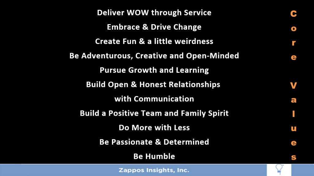 Zappos Wow Service