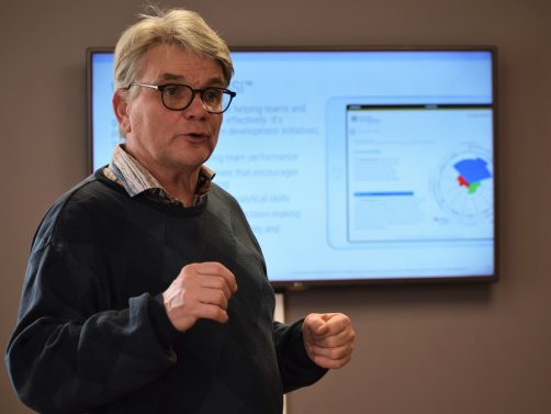 Allan Stewart teaching